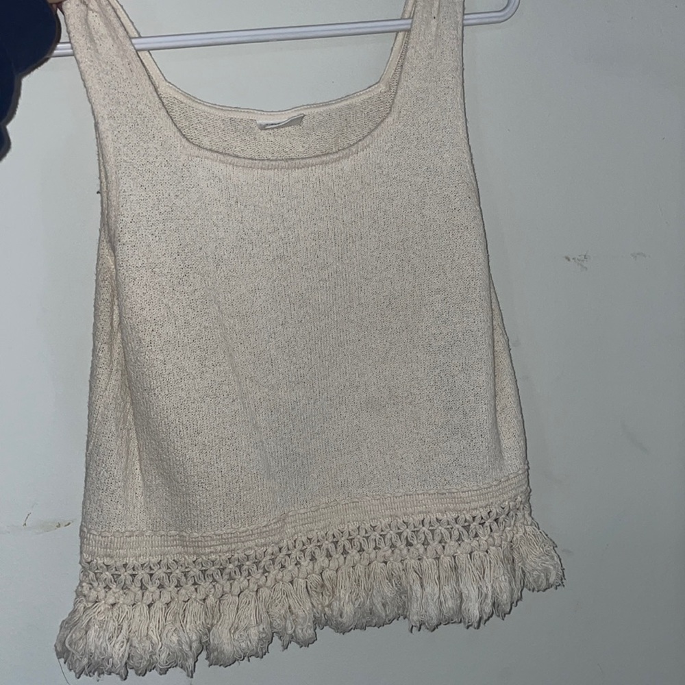 CREAM colored ZARA top